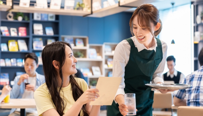 さわやかなカフェ店舗の写真